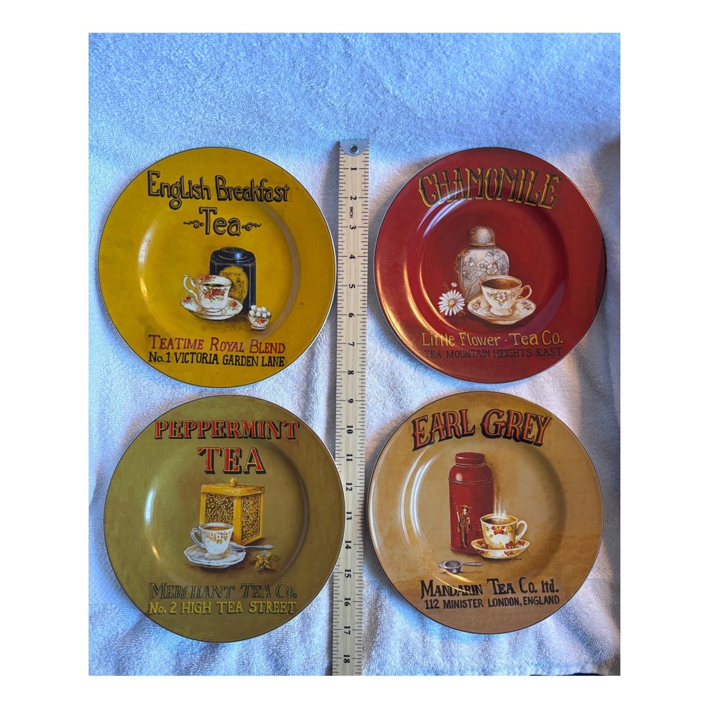 SAKURA STONEWARE PLATES-Set 4 By Greg Gorham, perfect gift for the Tea Lover